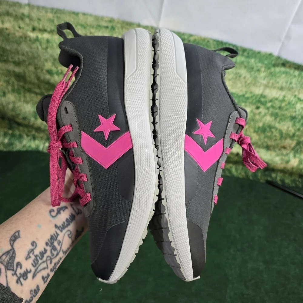 Converse | Star Series Running Sneakers 'Grey and Pink' Mens Size 9.5 - Picture 5 of 14